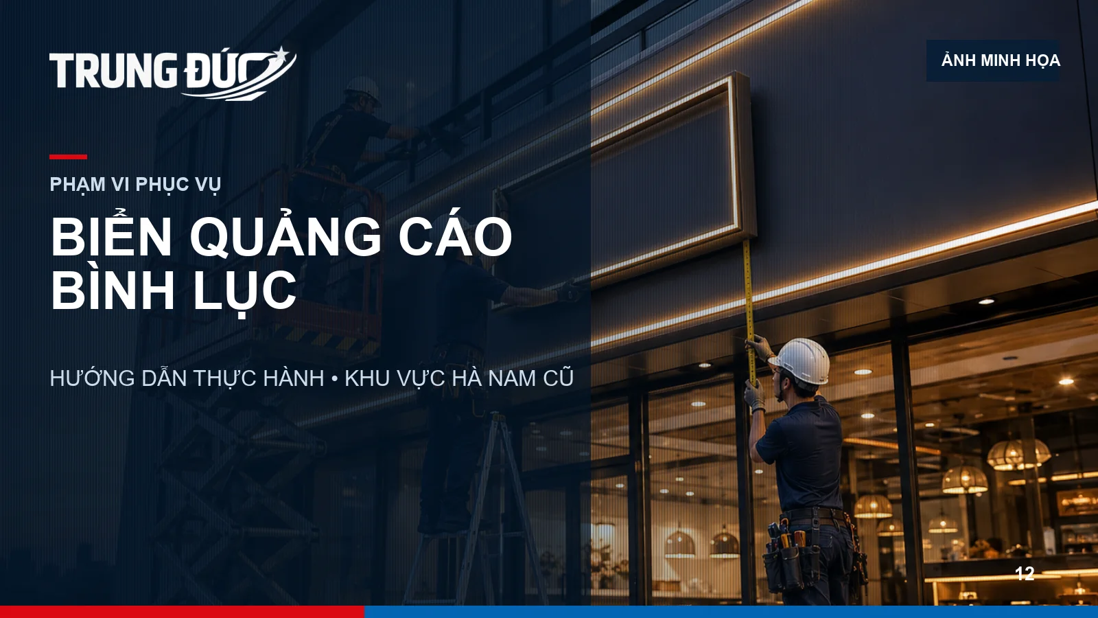 Ảnh minh họa bố cục biển quảng cáo tại Bình Lục, không phải ảnh cửa hàng thực tế