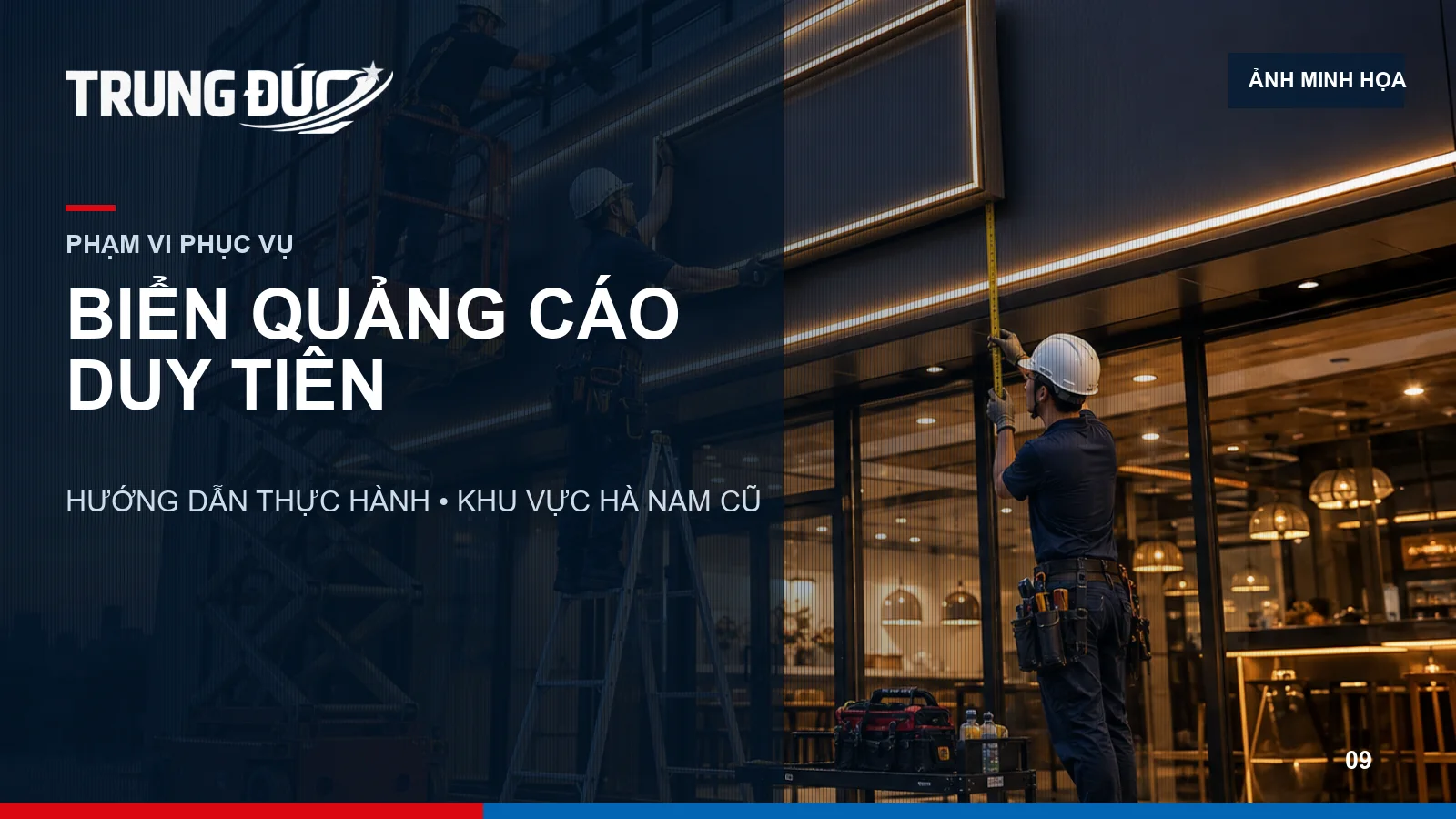 Ảnh minh họa cách bố trí biển quảng cáo tại Duy Tiên, không phải ảnh dự án đã thi công