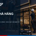 Ảnh minh họa phối cảnh biển quảng cáo cho mặt tiền nhà hàng và quán cafe tại khu vực Hà Nam