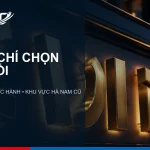 Ảnh minh họa bản mock-up chữ nổi với các tiêu chí khoảng nhìn, màu nền và vật liệu